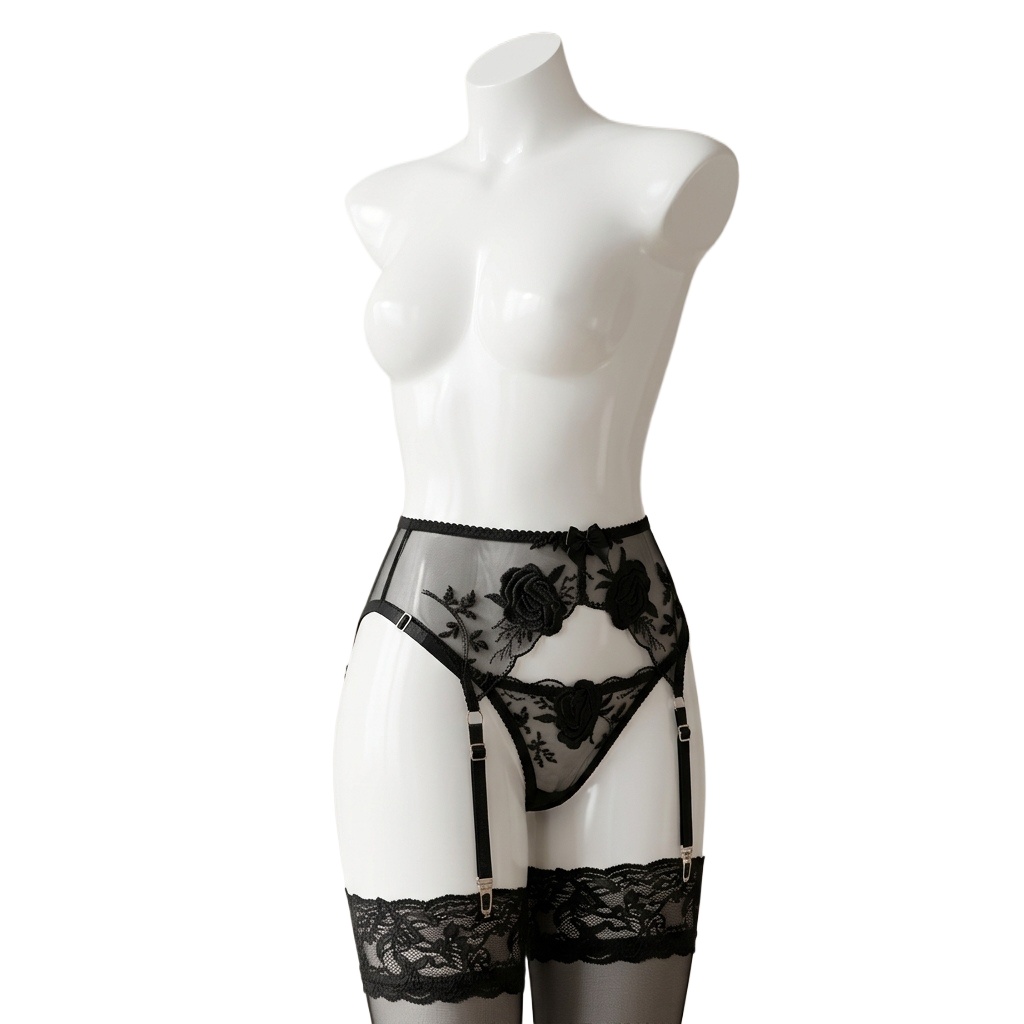Damesbroekband en slipset met  - Garter Belt Set recensie en prijs